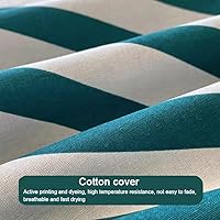 Vista 3 de KADEUX Funda de repuesto de algodón para tabla de planchar, resistente a las quemaduras, cubierta de tabla de planchar de 15 x 48 pulgadas