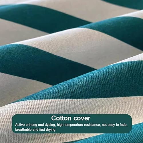 Miniatura 3 de KADEUX Funda de repuesto de algodón para tabla de planchar, resistente a las quemaduras, cubierta de tabla de planchar de 15 x 48 pulgadas, tamaño