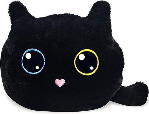 Etomiel Peluche de gato almohada de gato juguete de peluche de gato lindo peluche suave de gato juguetes de peluche Kawaii para cumpleaños Navidad 9