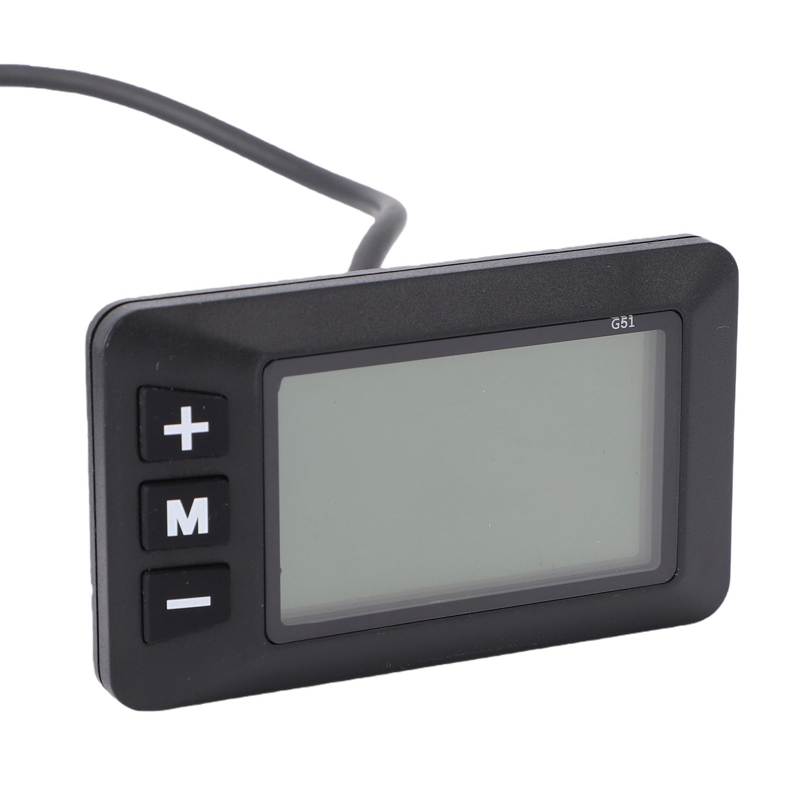 Luocute Medidor de Pantalla LCD para Bicicleta Eléctrica, Panel de Control de Bicicleta Eléctrica con Conector Impermeable, para Modificación de Scooter Eléctrico y