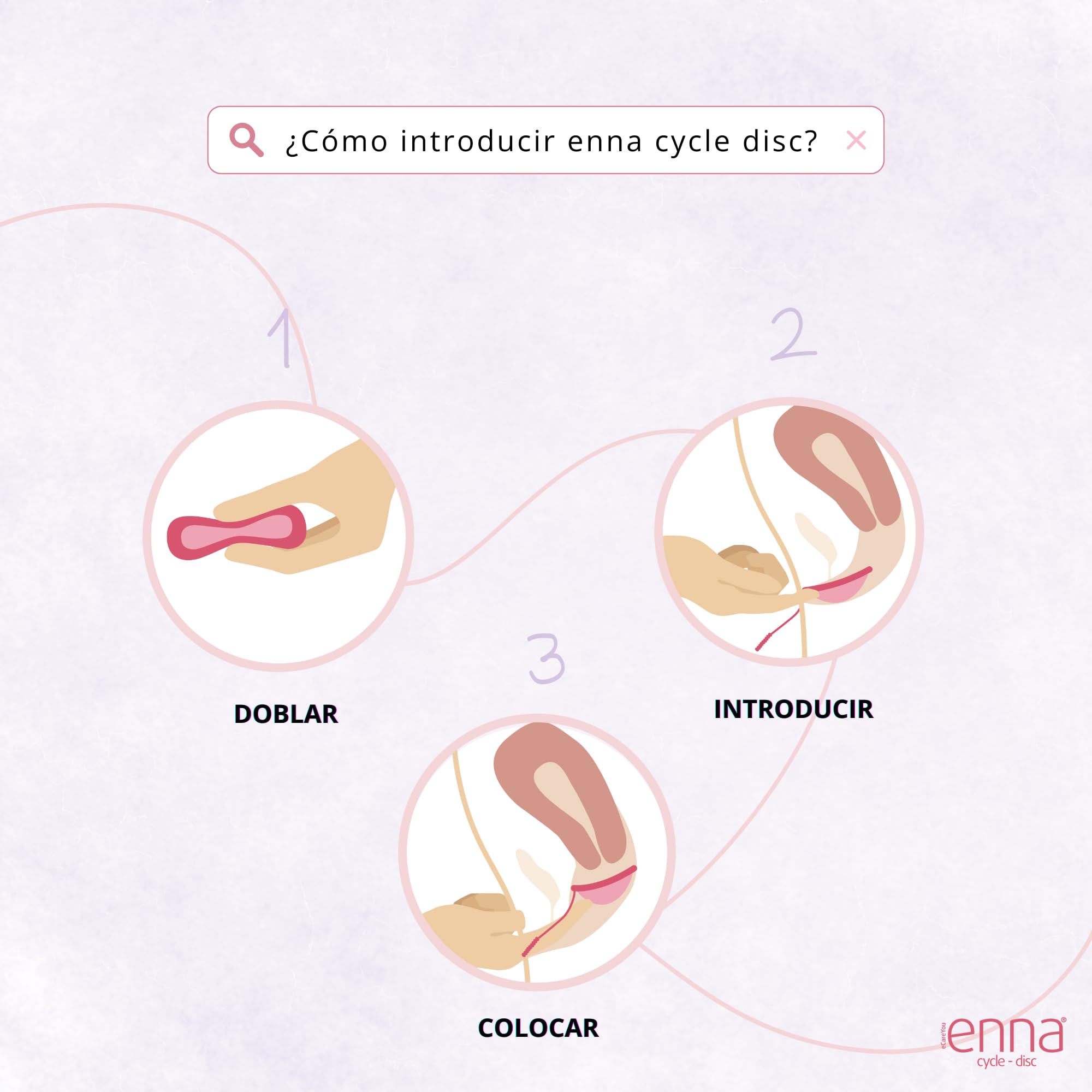Rapporti intimi durante le mestruazioni | enna CYCLE DISC - Disco mestruale riutilizzabile con filo rimovibile e grande capacità - Silicone medico - Senza plastica