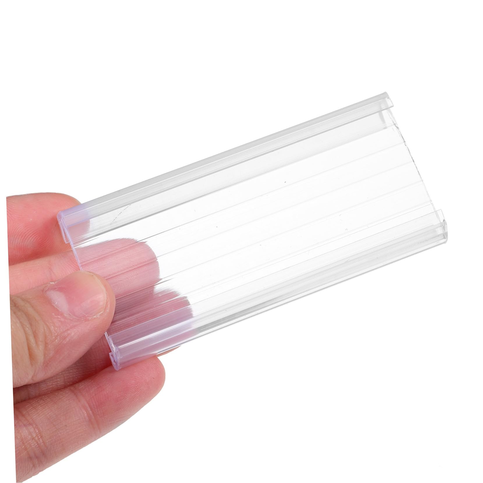 Porte-étiquettes de Prix pour Étagère en Pvc 100 Pièces Clips