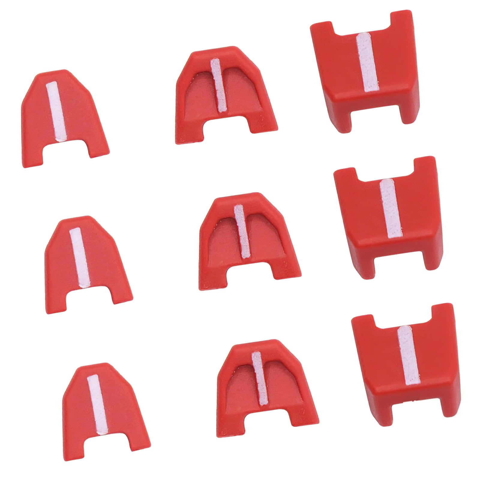 1set / 9pcs Rubber Not-mar Pad Set for 18mm 2746 20 Nailers Not Mar Tip Easy Installation for Professional Craftsmen Traces