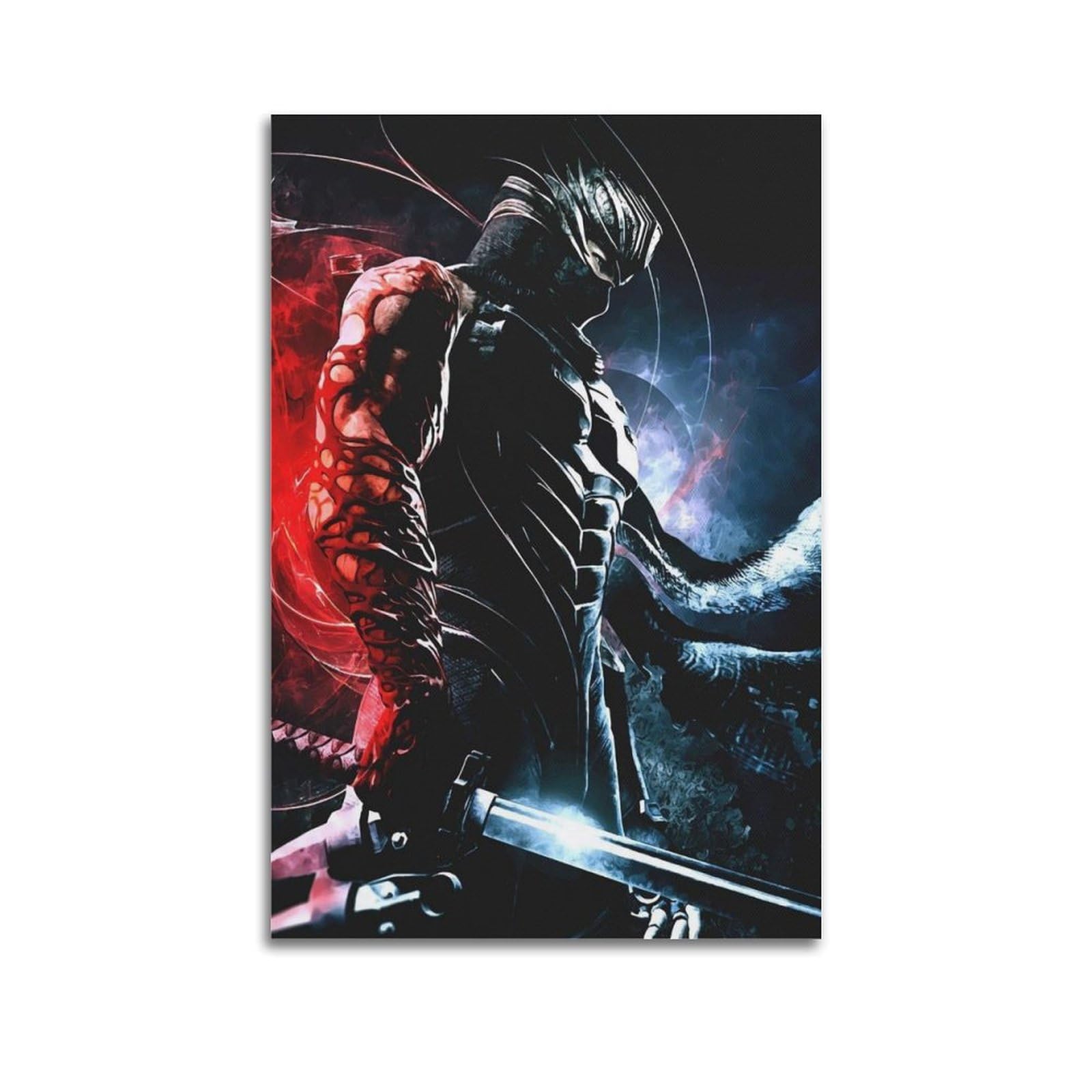 Ryu Hayabusa Ninja Gaiden Game Poster Poster Wall Art Decorative Painting Bedroom Painting Posters 24x36inch(60x90cm) Unframe-style