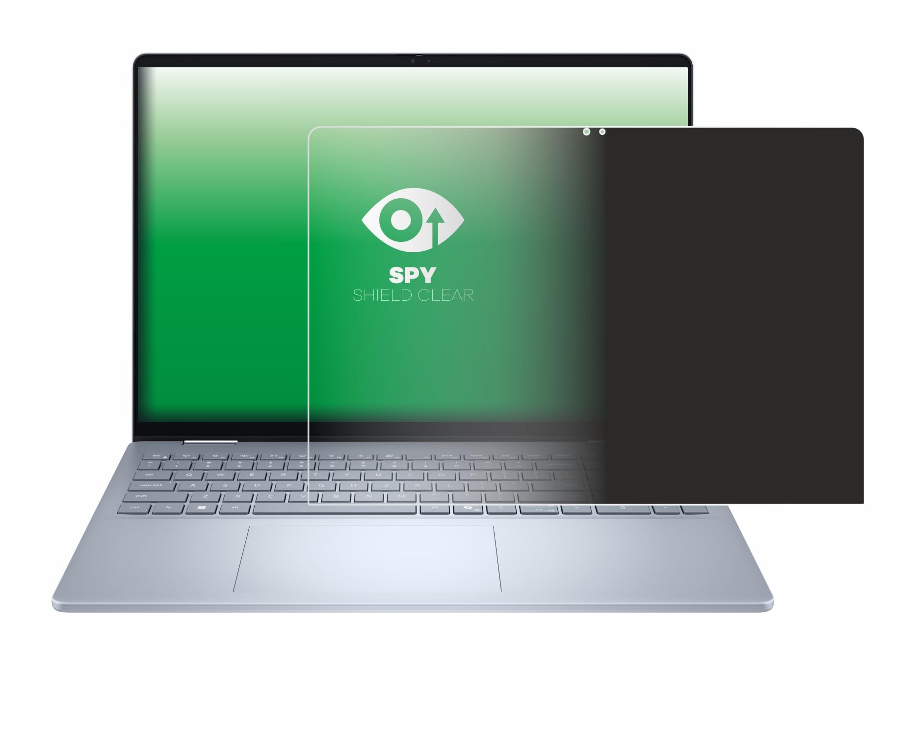 upscreen Anti-Spy Blickschutzfolie für Dell 16 Plus-2-in-1 Made in Germany, Privacy Screen Displayschutz-Folie [Sichtschutz, Blaulichtfilter]