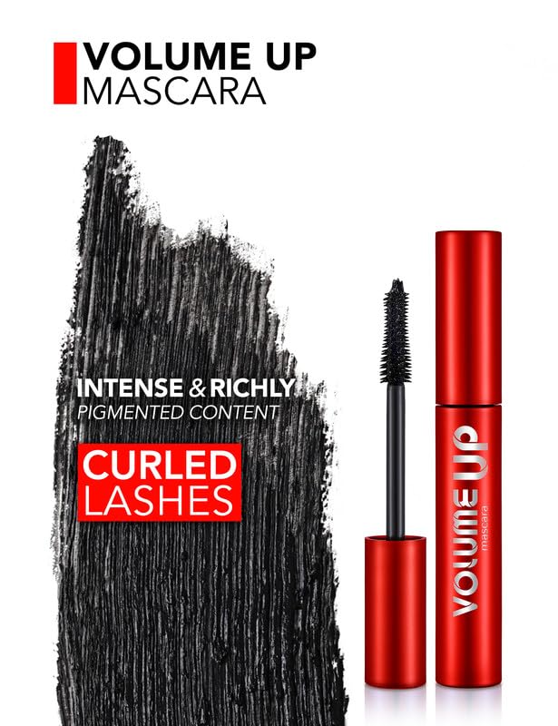 Volume Up Mascara Yoğun Hacim ve Lifting Etkili Kat Kat Uygulanabilir Maskara (2 paketi)