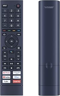 ERF3F80H Voice Remote Control Replacement for Hisense Smart TV 50A66FUA 55A66FUA 65A66FUA 43A68G 50A68G 55A68G 60A68G 65A68G 70A68G 75A68G 85A68G 43A6GQ 50A6GQ 55A6GQ 60A6GQ 65A6GQ 70A6GQ 75A6GQ 85A6GQ 55U6G 50U6G