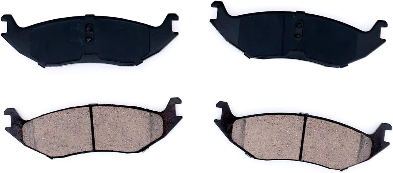 HICKS Rear Brake Pad Set D967 Compatible with 2011-2018 Ram 1500, 2019-2023 Ram 1500 Classic, 2005-2009 Dodge Durango, 2009-2010 Dodge Ram 1500