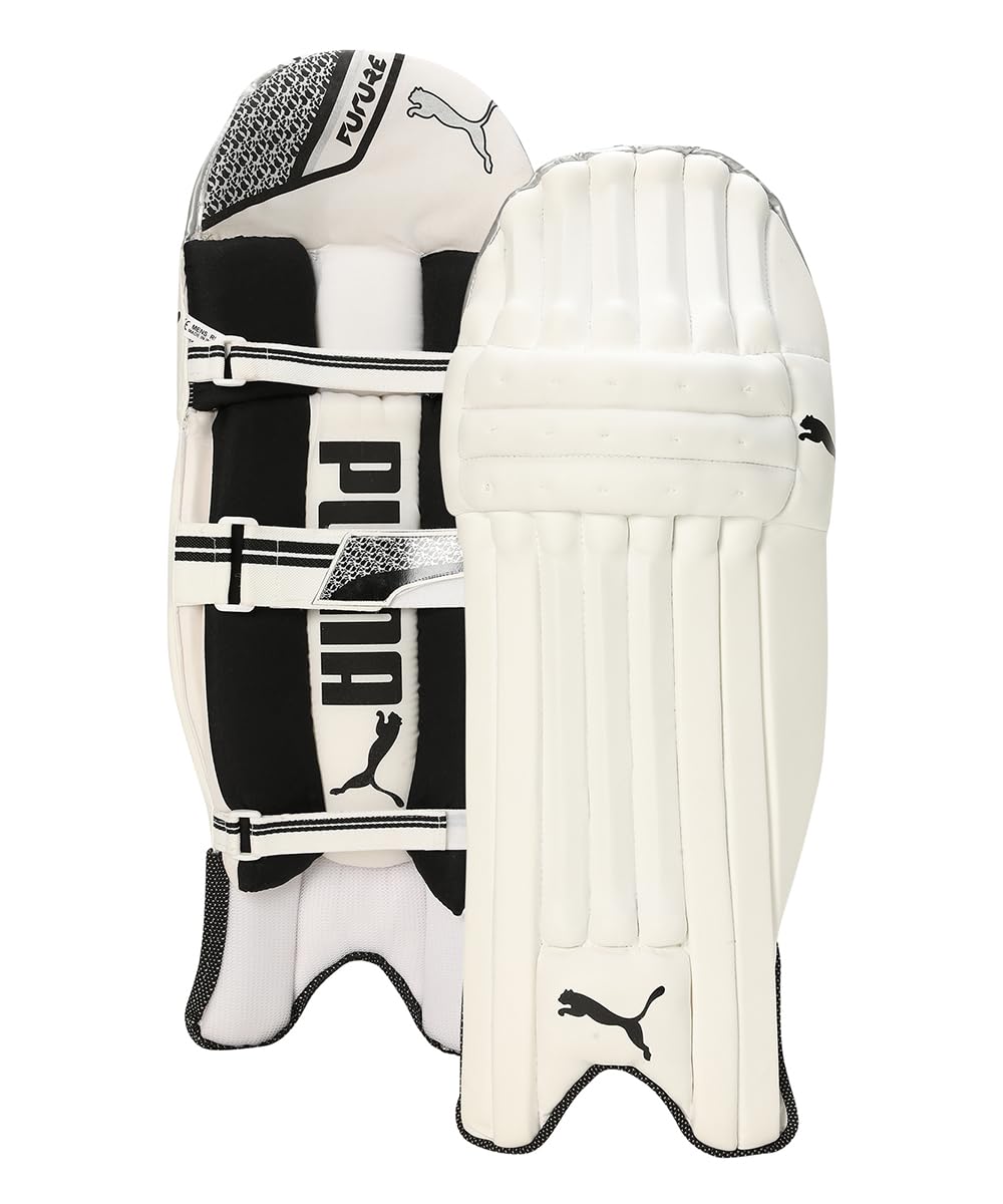 PUMA Mens Future 3 Batting Pads, White-Black, M (3094902)-picture-26
