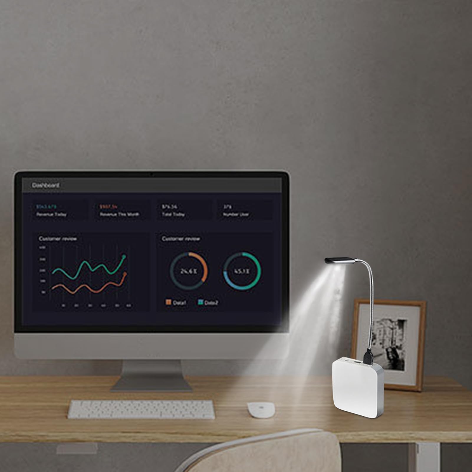 Lampka nocna USB do laptopa - Mini lampka nocna USB, mini lampka do czytania LED łatwa w użyciu - nieodkształcalna, wielofunkcyjna lampa ciepły kolor do laptopa, zewnętrzna bateria E