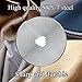 HEADLEY TOOLS 45mm Rotary Cutter Blades 10 Pack Fits Olfa, Fiskars, Replacement Rotary Blade for Arts Crafts Quilting Scrapbooking Sewing, Sharp and Durable