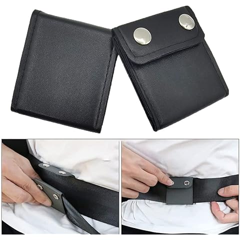 DSkoiph 2 Pack Universal Vehicle Seat Belt Adjuster Car Seat Belt Clip Positioner Locking Clip Shoulder Neck Protector Cover