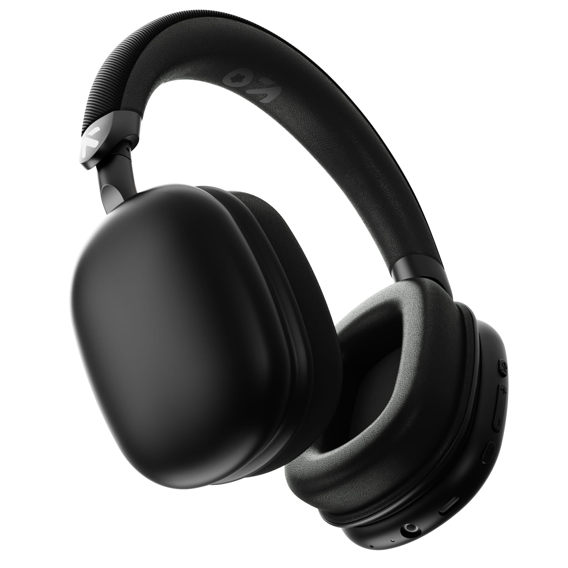 Boult Newly Launched Fluid X Over Ear Headphones Bluetooth Wireless With 60H Playtime, 40Mm Bass Driver, Zen ENC Mic, Type-C Charging, Combat Gaming Mode, Btv 5.4, Headphones Wireless With Mic (Black)
