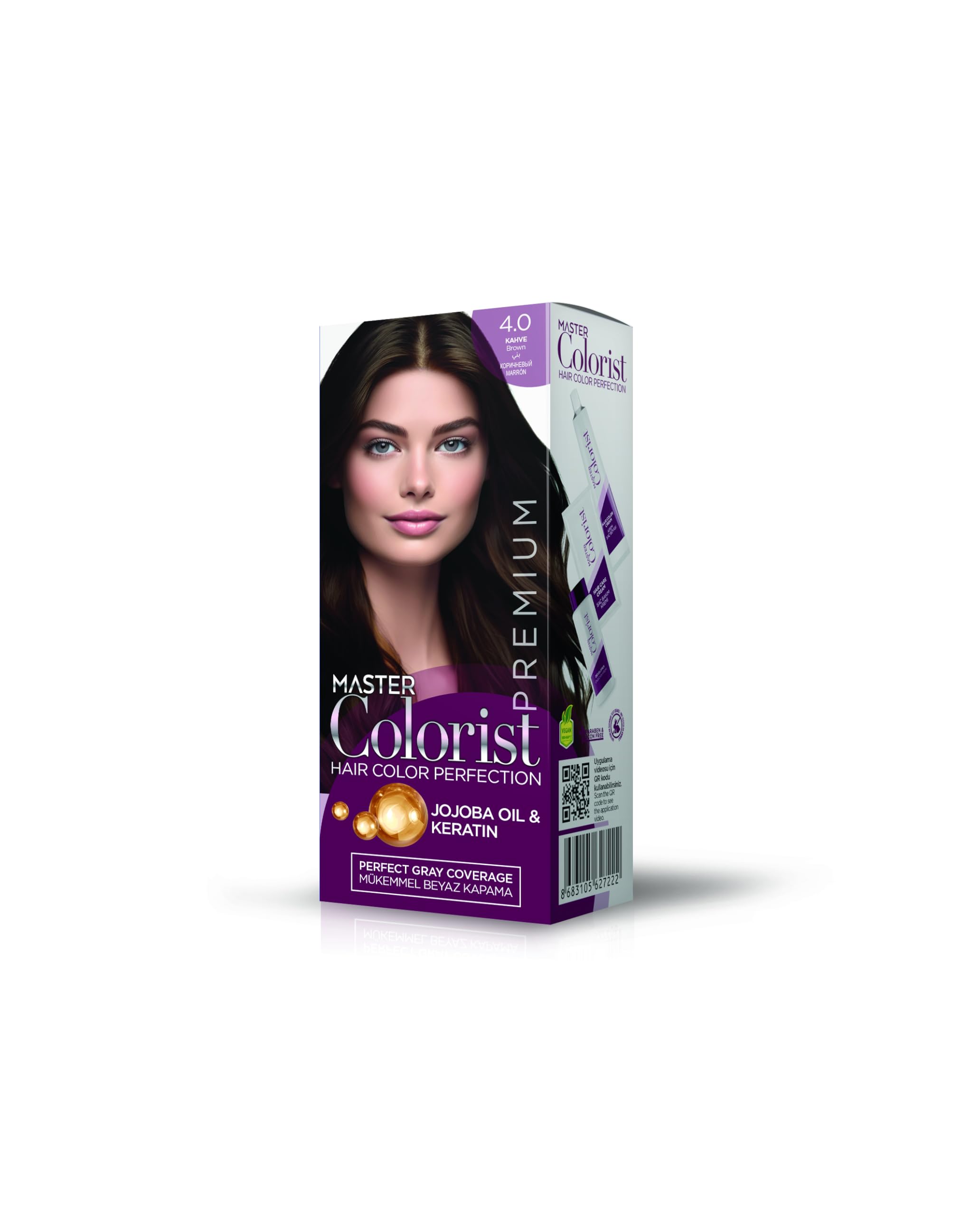 Premıum Yarı Kit Set Saç Boyası 4.0 Kahve