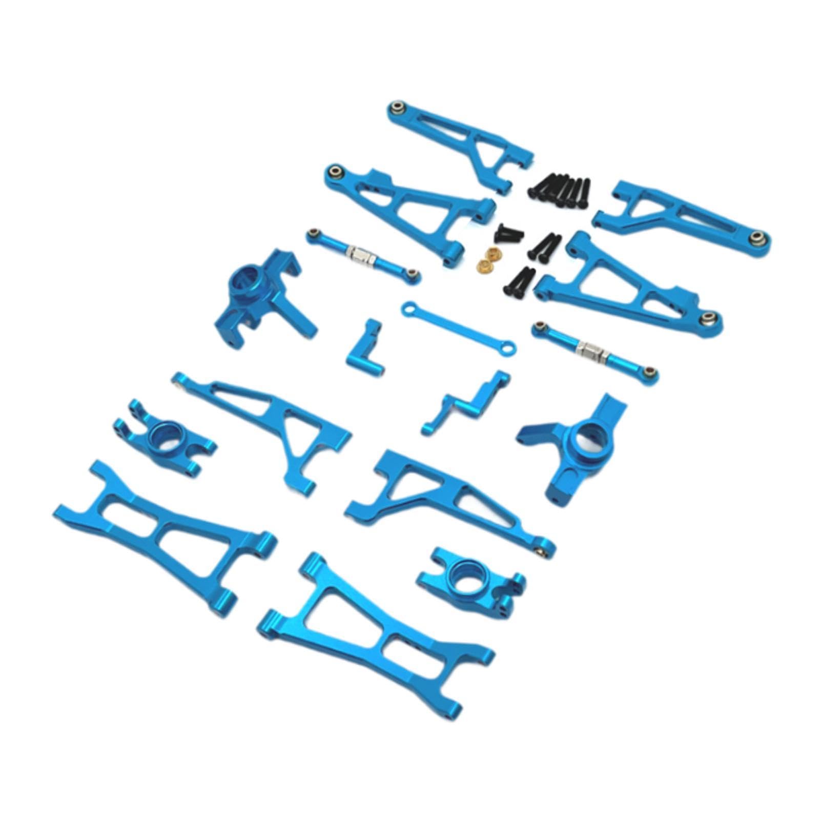 1/16 RC Autoteile, Ersatz, DIY, Robuste Ersatzteile, Montage, Upgrade, RC Autozubehör für 16207 16210 16209 H16 RC SUV, Himmelblau
