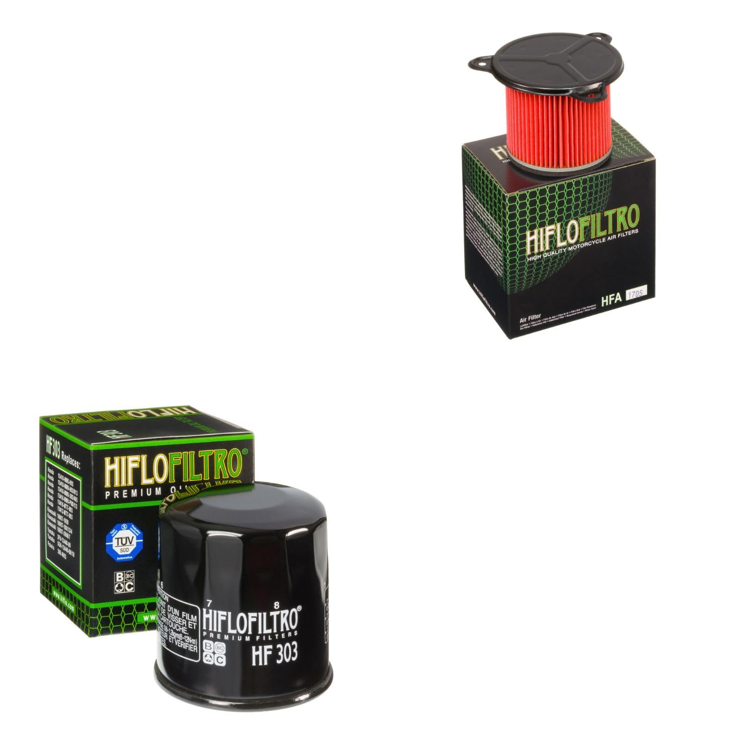 Luftfilter Ölfilter Set kompatibel mit Honda XL600 V- Transalp 1987-2000