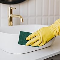 Vista 7 de Esponja de limpieza resistente, sin arañazos, esponja para lavar platos de doble cara, esponja para fregar, para cocina, fregadero, plato, bañera