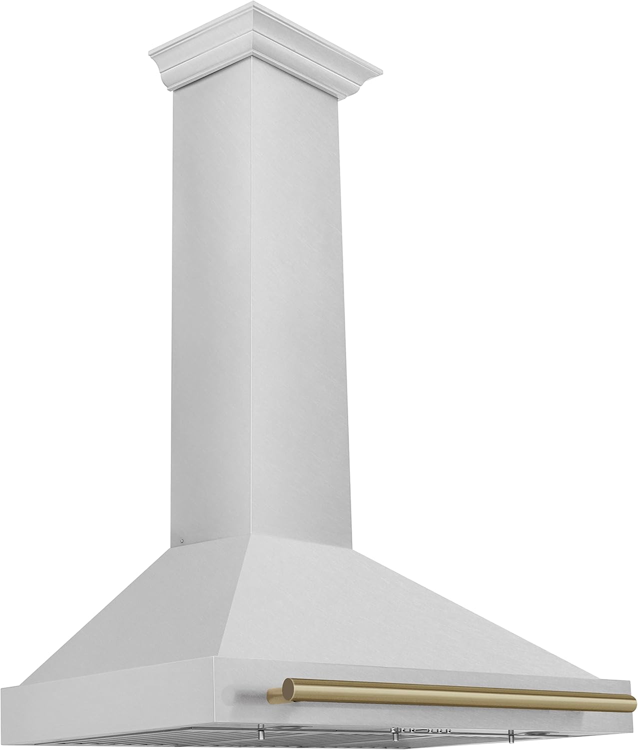 ZLINE 36" Autograph Edition Fingerprint Resistant Stainless Steel Range Hood with Champagne Bronze Handle
