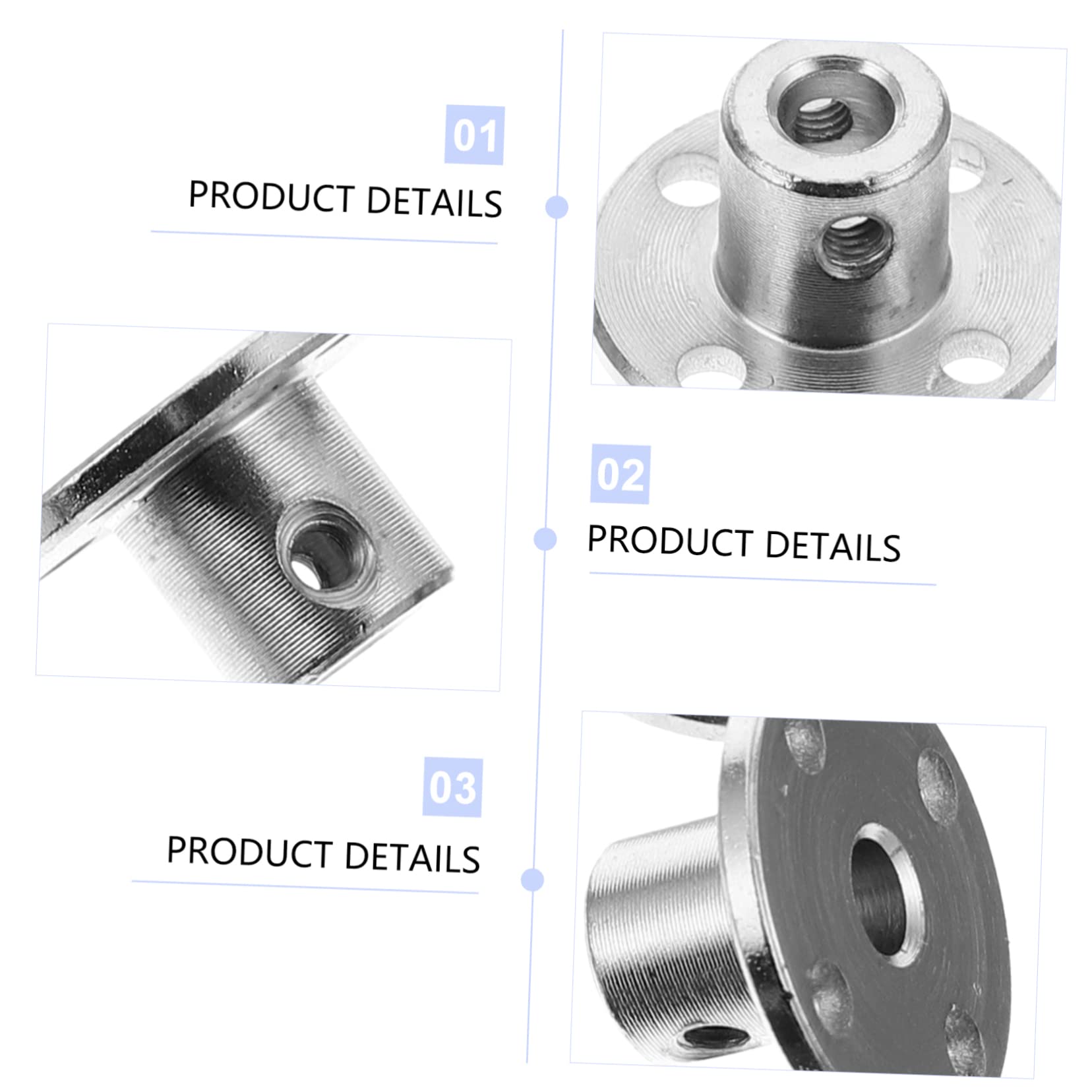 SOLUSTRE 20stücke Flansch Wellenkupplung Aus Starre Flanschverbindung Für Modellmotoren Installieren Für Diy-projekte Und Modellbau