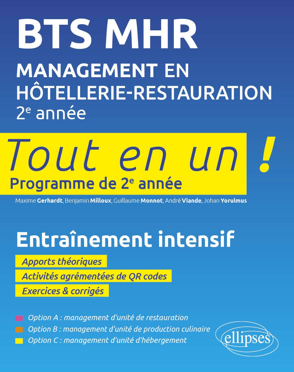 BTS MHR Management en Hôtellerie-Restauration 2e année: Entraînement intensif aux épreuves écrites et orales