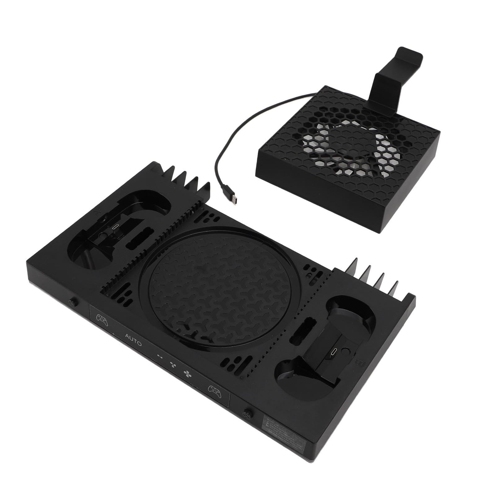 Supporto di Raffreddamento per Console Dock di Ricarica per Doppio Controller di Raffreddamento Efficiente per la Serie X con Configurazione di Gioco in Materiale ABS