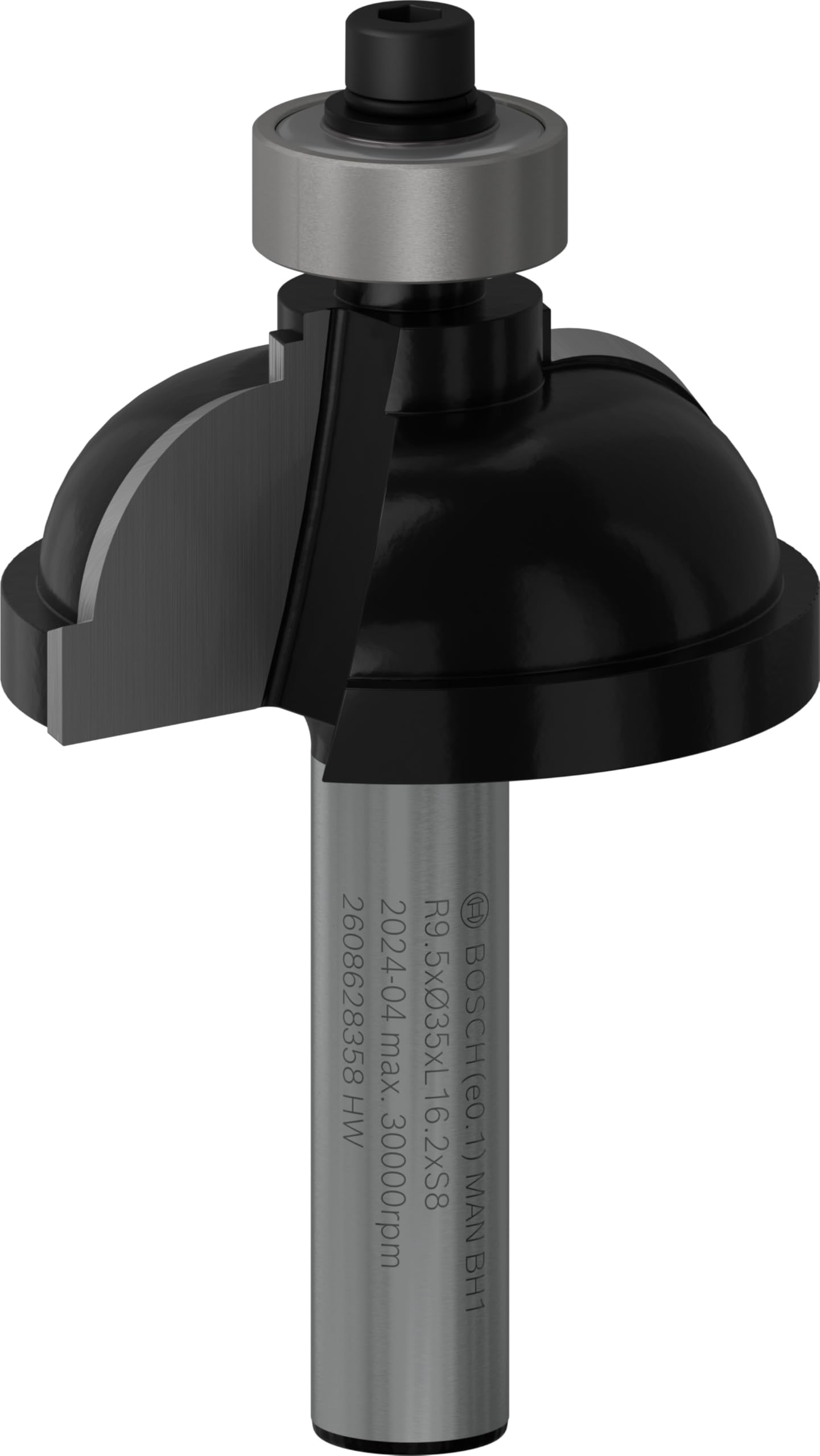 BOSCH PRO Cove Router Bit | R9.5xØ35xL16.2xS8mm | Crafted for Smooth Edges | Clean, Concave Profiles in Wood & Composites | Durable Carbide Edge | Kickback-Resistant Design-image-41