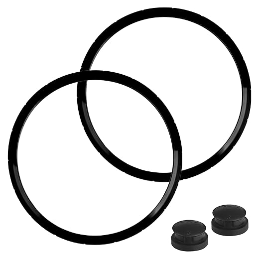09936 Pressure Cooker Sealing Ring, Overpressure Plugs Fit for Presto Pressure Cooker, (2 Packs) Model 4 Quart 6 Quart, Replace 0126002 0136102 0136403 0136304 0136001 0216001