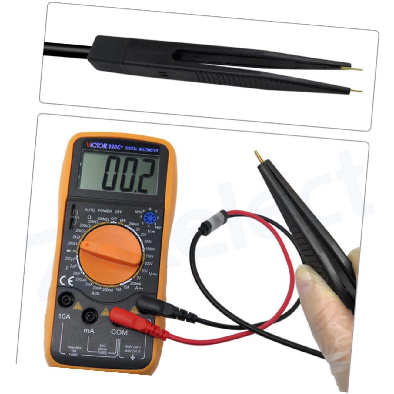 Kit di Sonde per Multimetro 21-in-1 Morsetti Coccodrillo Elettrici e Puntali in Pvc Affidabili per Test Elettrici Professionali Set Completo per Misurazioni