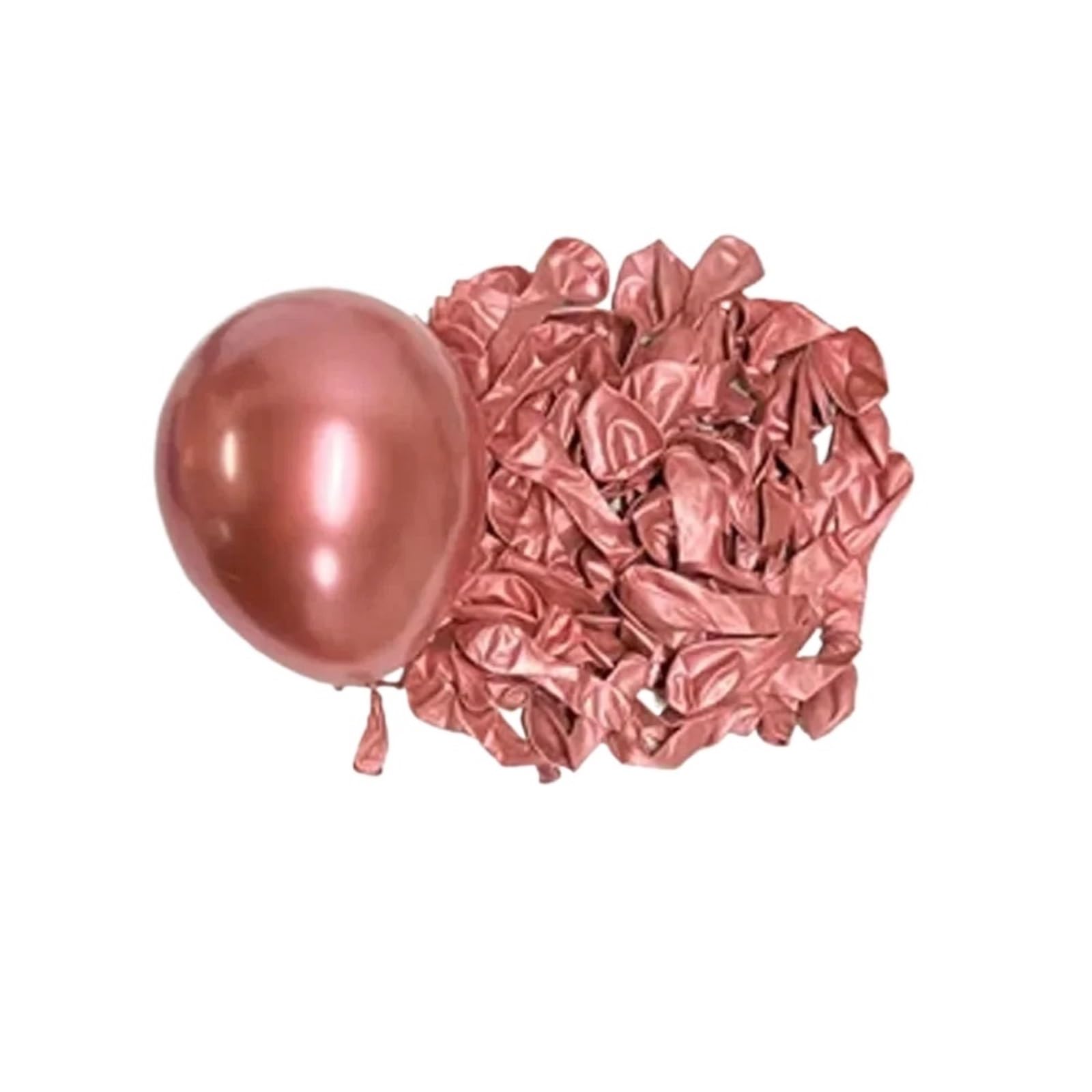 Ballon de mariage or rose chrome 10" pour décoration de salle romantique