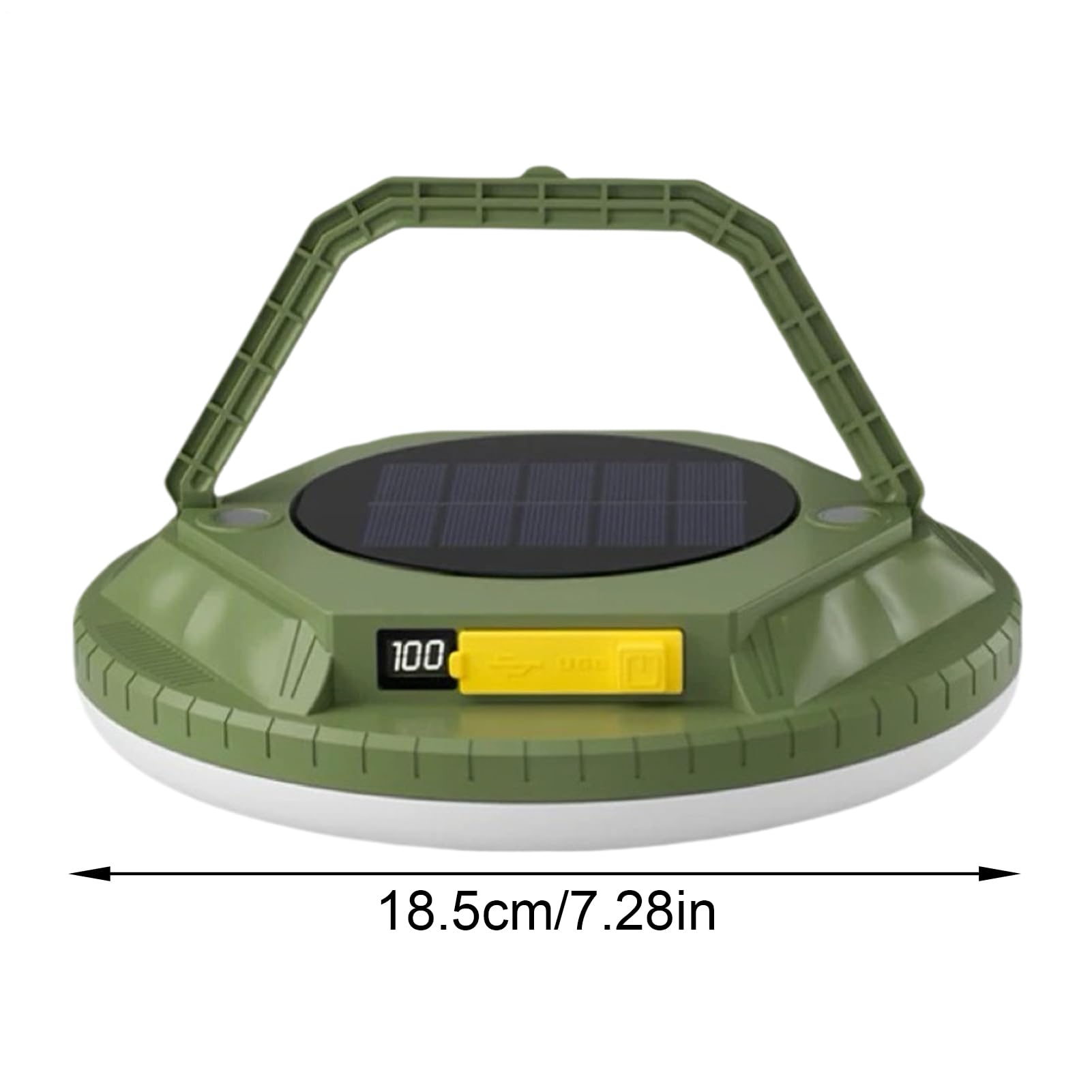 Lanterna per Campeggio di Sopravvivenza a Energia Solare da 1600 Lumen | Da Campeggio Impermeabili Per Esterno Giardino Cortile Patio Balcone Escursionismo Trekking