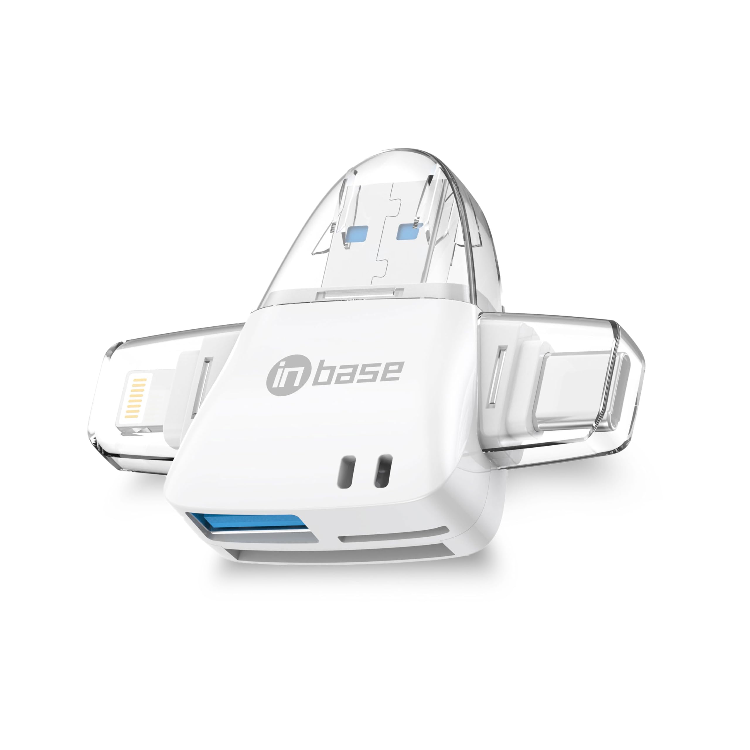 Inbase Easyshare 6 in 1 OTG with Card Reader-image-2