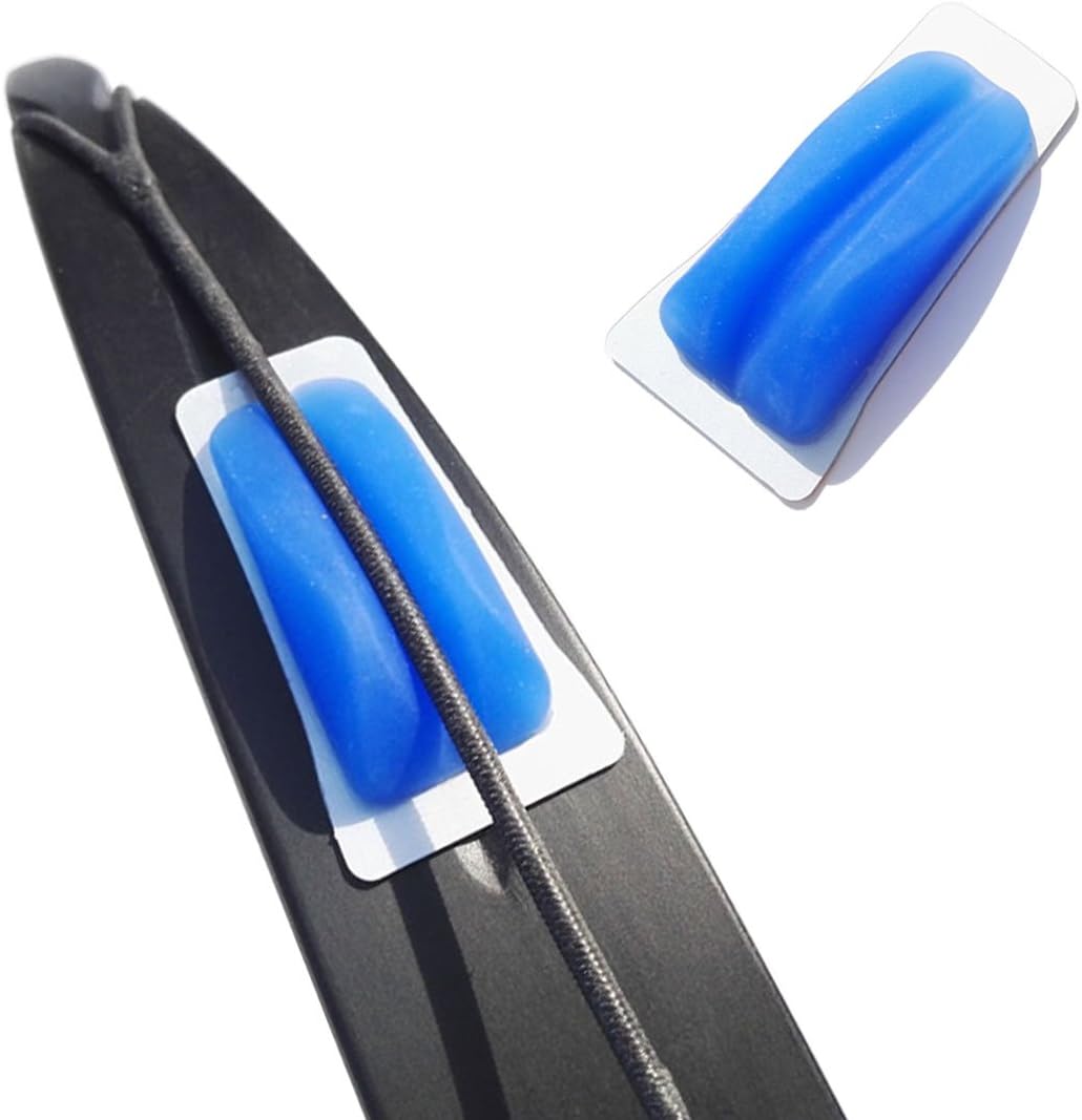 Archery Bow String Silencer Soft Rubber Shock Absorber Dampener Stabilizer for Recurve Bow Limbs Accessory 2pcs