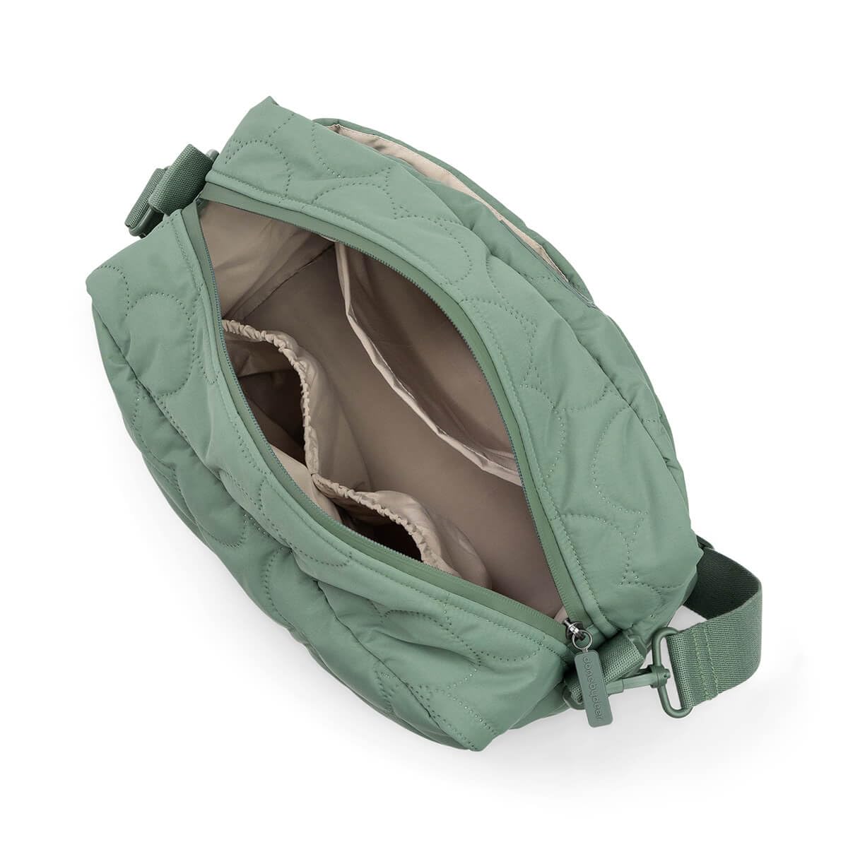 Done by Deer Borsa fasciatoio per passeggino, borsa per pannolini, impermeabile, con fasciatoio, tracolla e gancio per passeggino, in poliestere riciclato, 35 × 15 × 23 cm, 12 l