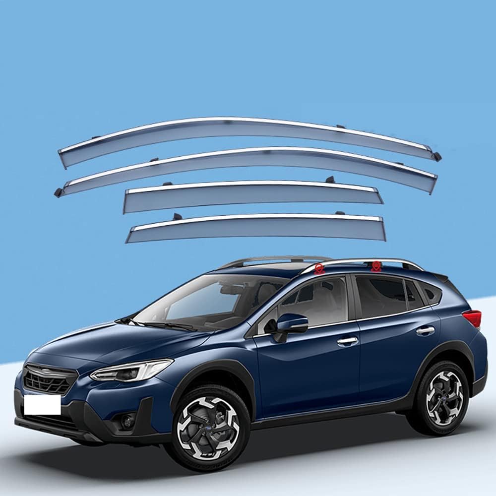 PANXUC Car Wind Deflectors for Subaru XV GT 2018, Side Window Wind Rain Deflector Window Visor Sun Rain Guard Smoke Guards