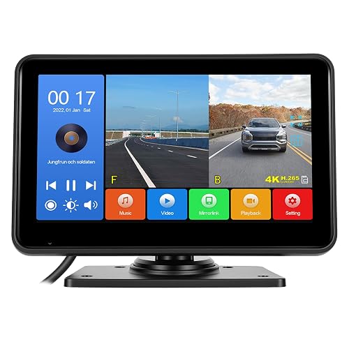 4K Caméra Moniteur 7" Écran Tactile IPS Caméra De Recul