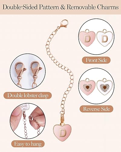 Miniatura 9 de OriJoy Accesorios de letras para Stanley Cup, 2 piezas con nombre de identificación y asa para vaso StanleySimple Moderno, Dijes de identificación