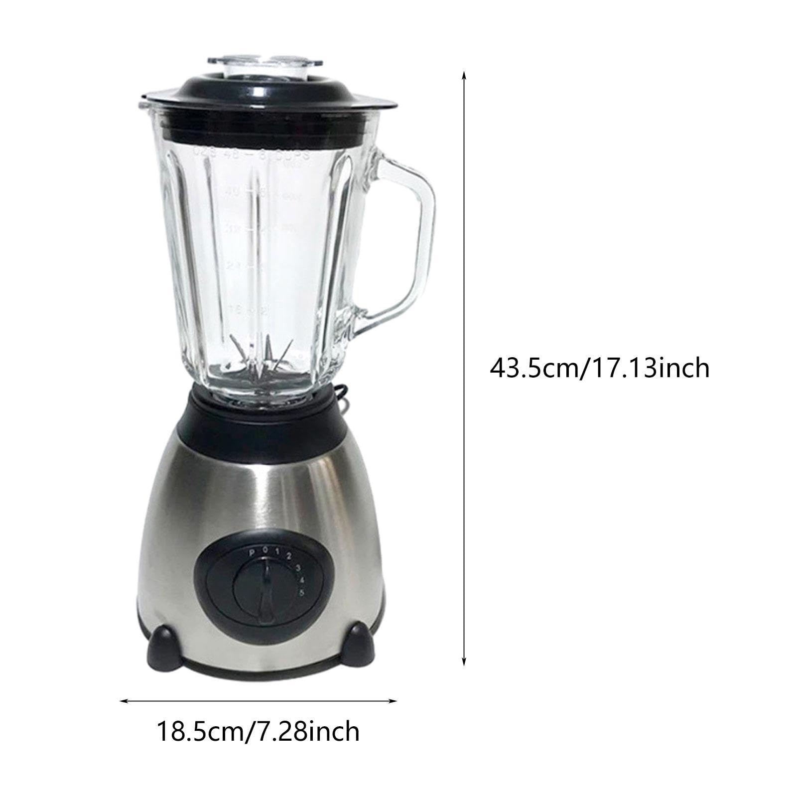 LOVIVER Elektrischer Mixer, Smoothies-Mixer, leistungsstarker 5-Gang-Haushaltsmixer mit abnehmbarem Krug, Entsafter-Maschine