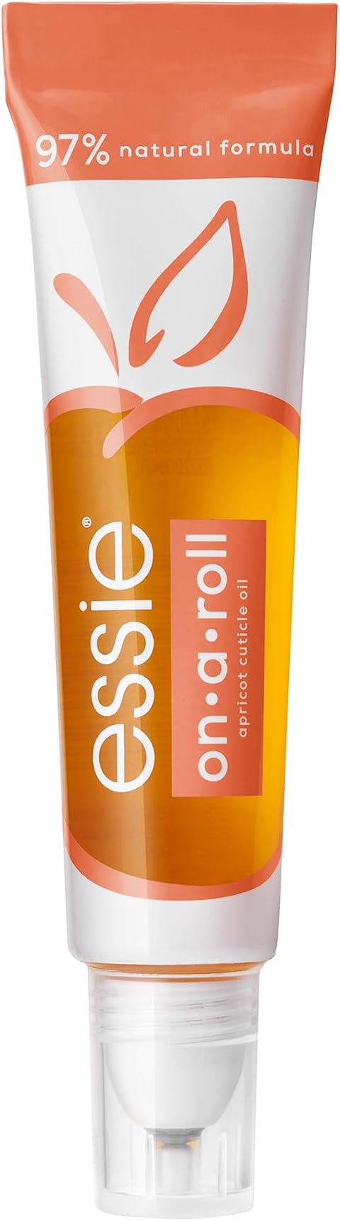 essie Apricot Nail and Cuticle Oil Treatment, Nail Care Nourishing, Softening, Moisturizing Apricot Cuticle Oil For Dry and Brittle Hands and Nails, On a Roll, 13.5 ml