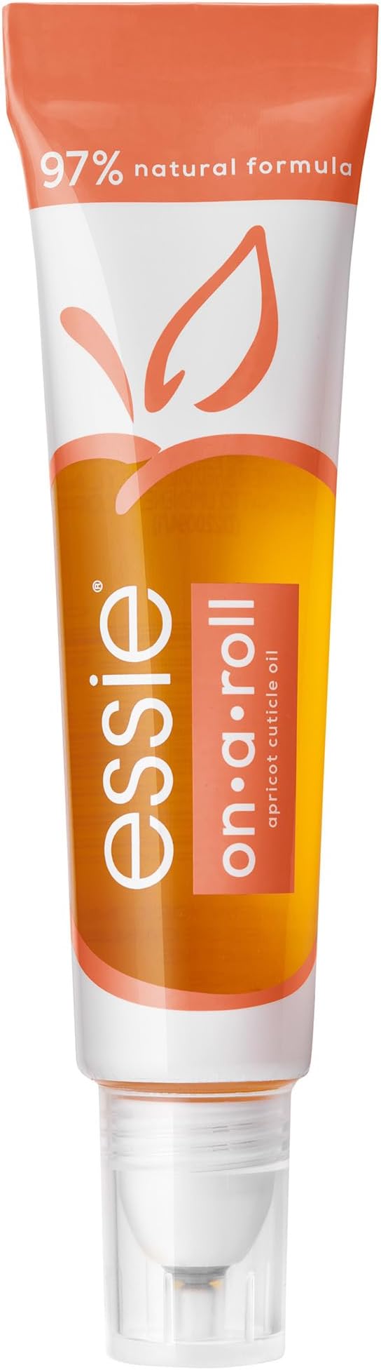 essie Apricot Nail and Cuticle Oil Treatment, Nail Care Nourishing, Softening, Moisturizing Apricot Cuticle Oil For Dry and Brittle Hands and Nails, On a Roll, 13.5 ml