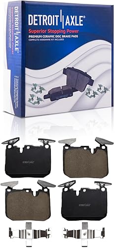 Miniatura 240 de Detroit Axle - Pastillas de Freno Delantero para Ford Fusion Lincoln MKZ Zephyr Mercury Milan Mazda 6, Pastillas de Freno Cerámica Reemplazo