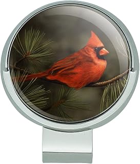 GRAPHICS & MORE Northern Cardinal Red Pine Perch Golf Hat Clip with Magnetic Ball Marker