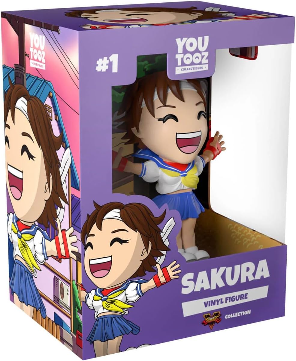 Street Fighter Collection Sakura Vinyl Figure #1