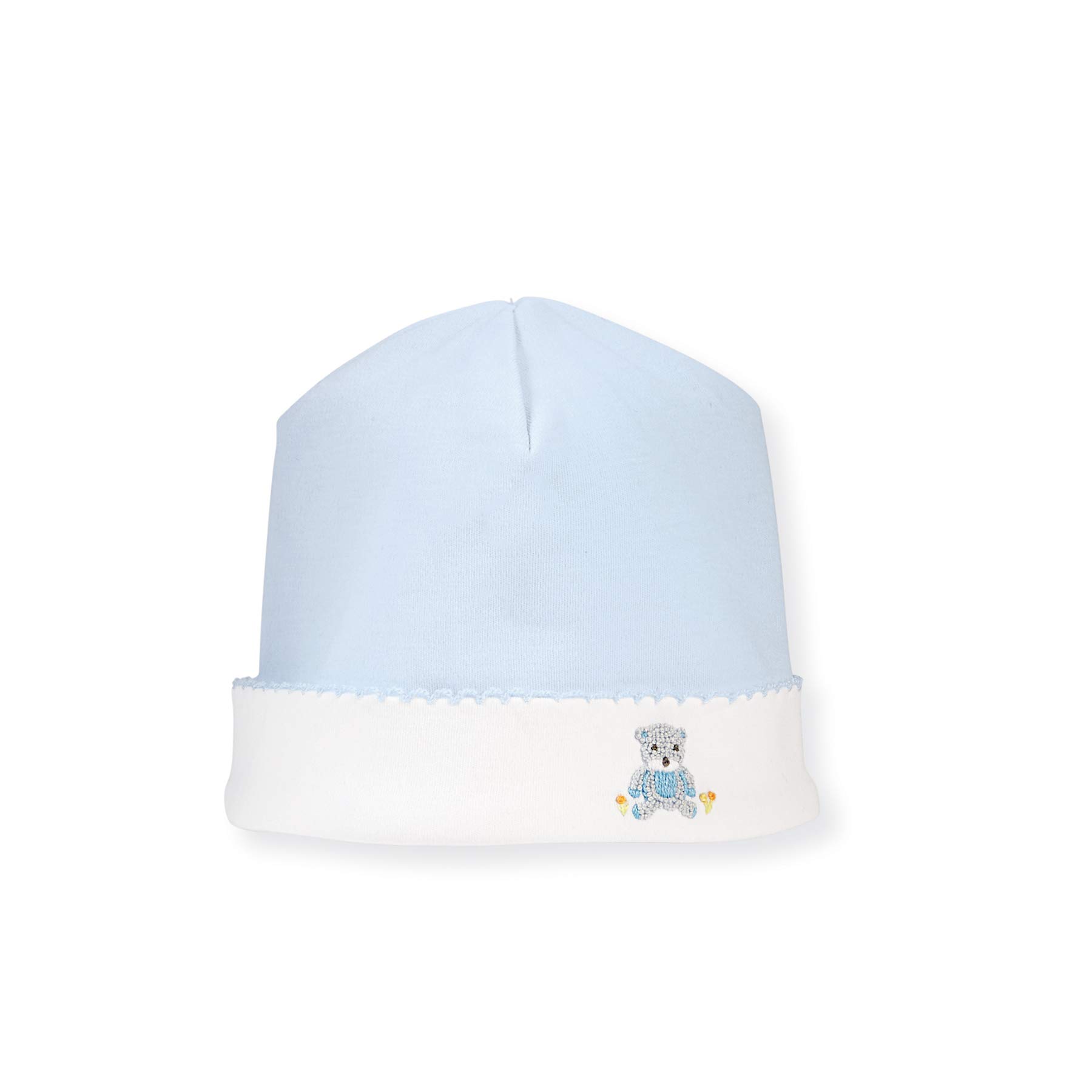 Mud Pie Baby Boys' Blue Bear Cap, 0-3 Months