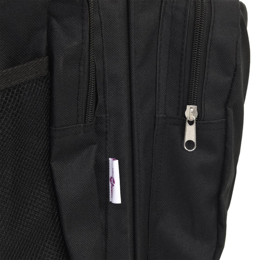 Furniture Select - Bolsa de pesca impermeable de tela Oxford negra, Black