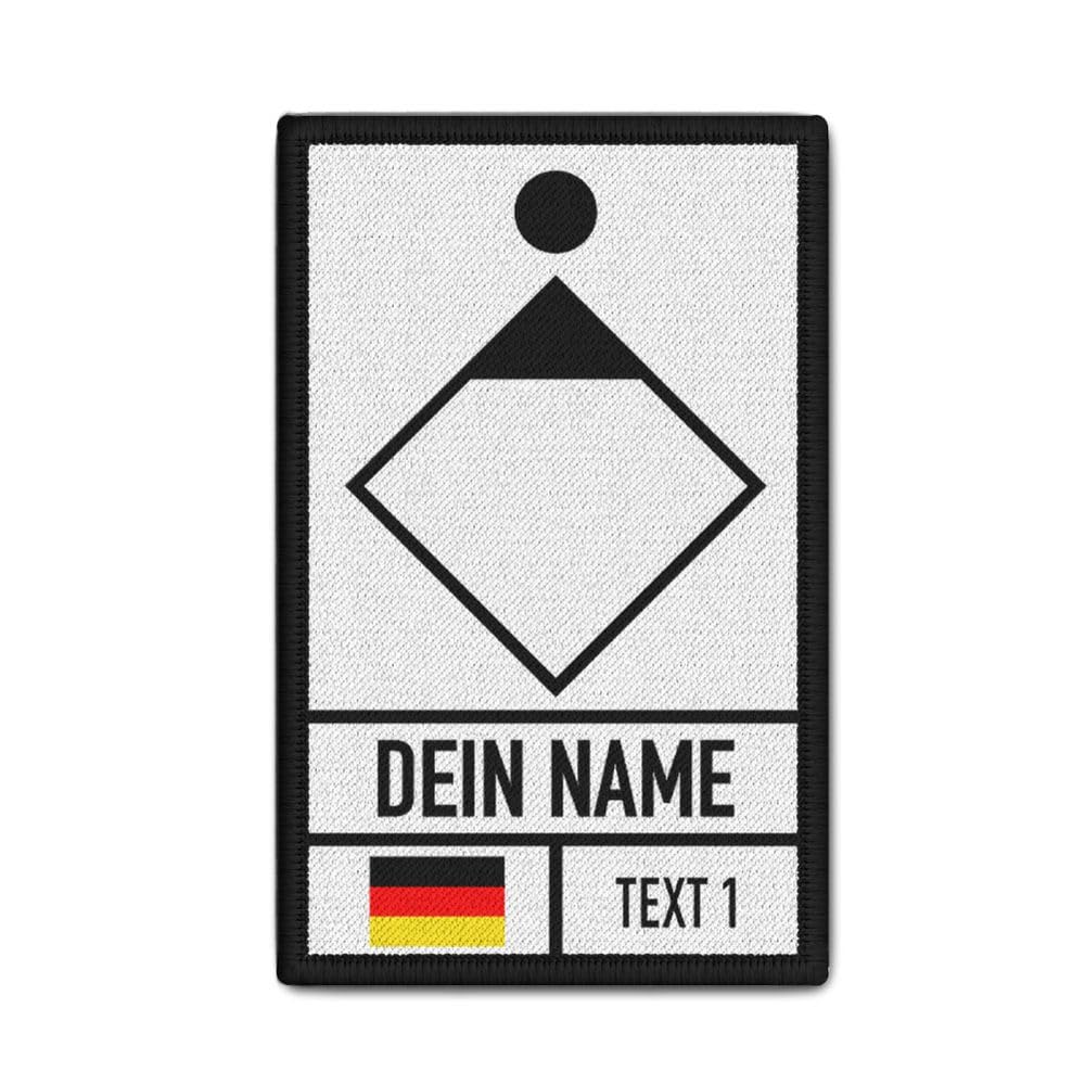 Personalisiertes Rettungssanitäter-Patch Mit Herzlinie – Für Uniform Oder Jacke