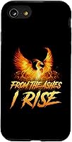 Vista 18 de Funda de regalo motivacional para iPhone 16 From the Ashes I Rise Phoenix Bird