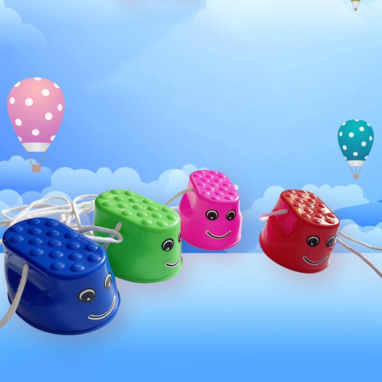 predolo 2X Échasses Sauteuses Activités Équilibre Jouet Sport Équilibré Jouets D'entraînement Échasses de Marche pour Enfants