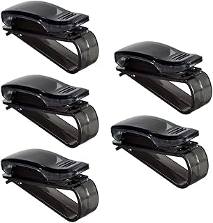 مشبك حامل النظارات للسيارة مزود بمكان للرخص أو الكروت أو البطاقات