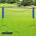 RNXRZANK Portable Badminton and Volleyball Net with Carry Bag for Outdoor and Indoor Sports, 6.1m