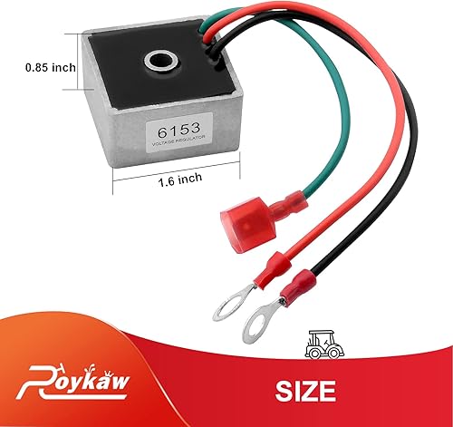 Miniatura 5 de Roykaw Regulador de voltaje de carrito de golf para modelos de gas EZGO 1994 en adelante, también se adapta a Club Car 1984-1991, Columbia/ParCar